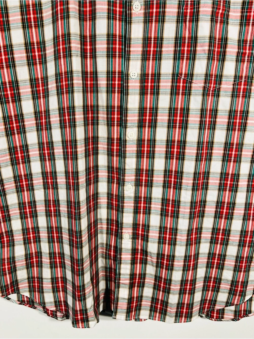 J.Crew Classic Flex Washed Plaid Mens Long Sleeve Button Down Shirt Size 2XL NWT